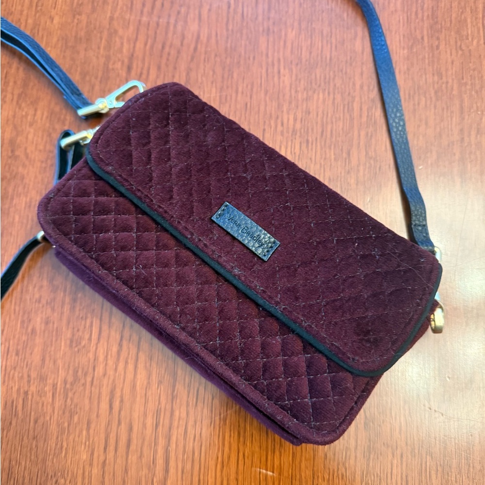 Elegant Quilted Burgundy Crossbody Bag